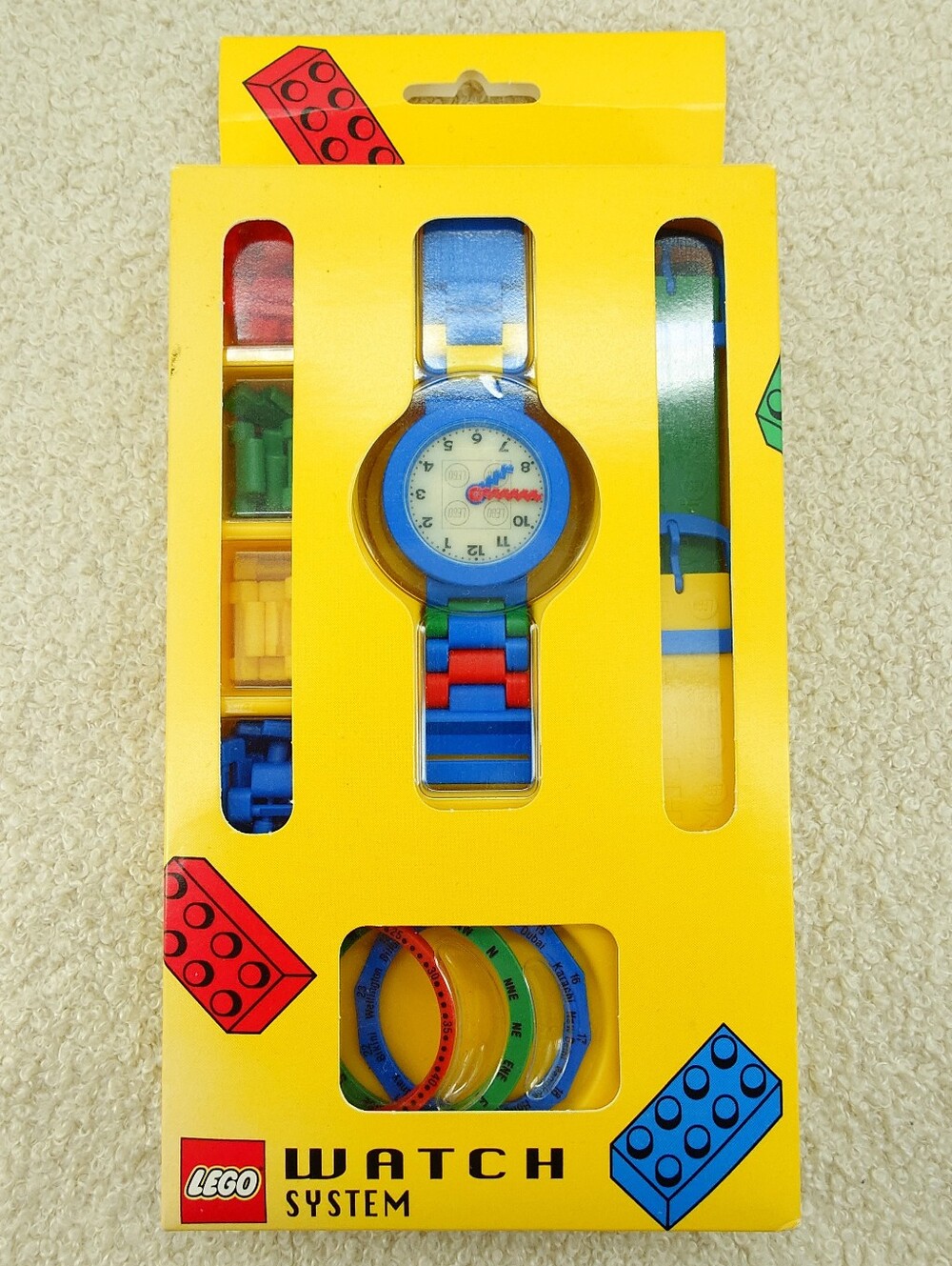Crival Unisex Watch Lego Watch System Swiss Made Customizable 32mm 1997 Working